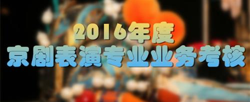 插逼视频观看网站国家京剧院2016年度京剧表演专业业务考...